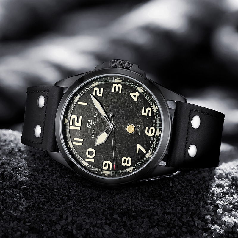 Seagull 43mm Pilot Watch Vinta - Omega Watch Constellation review and price